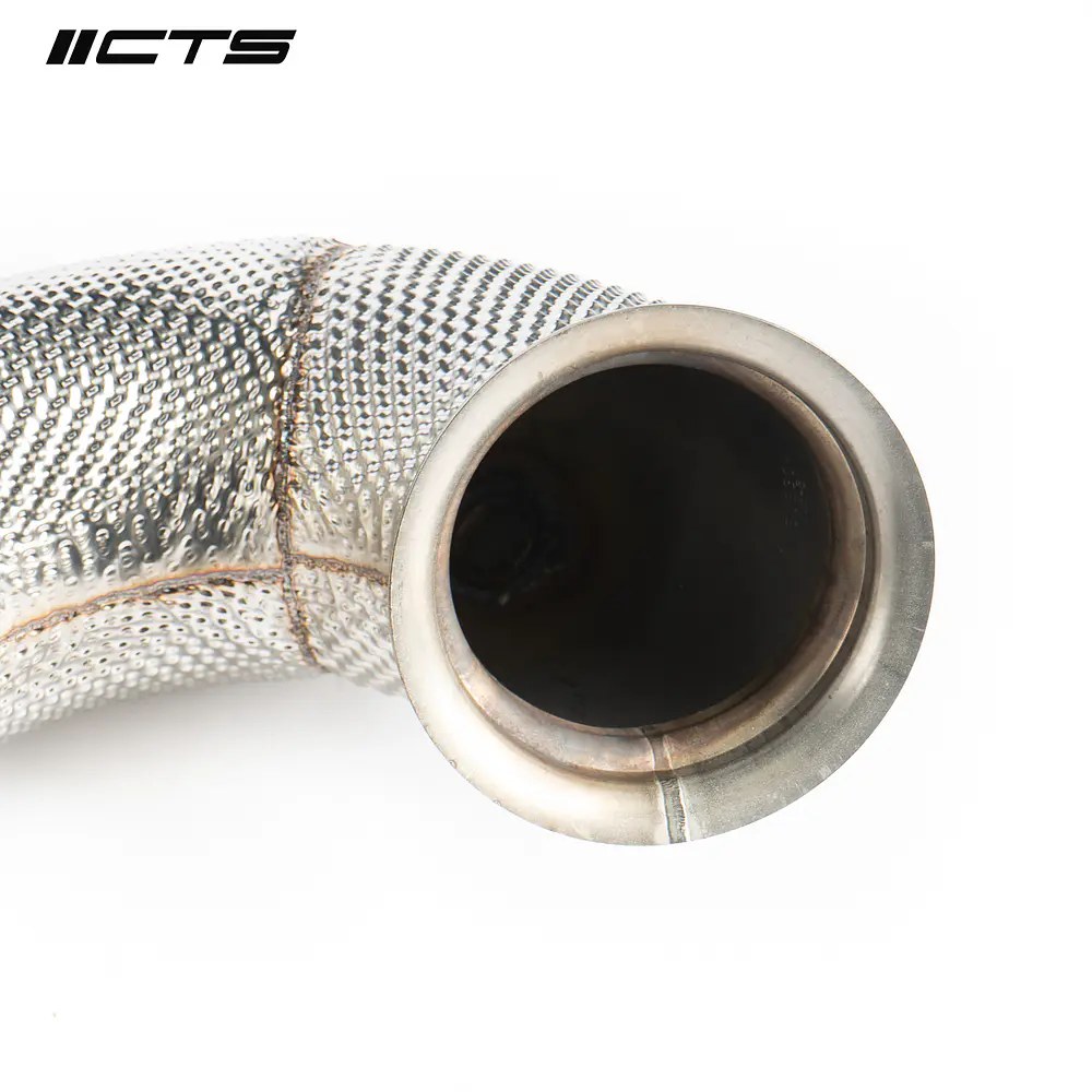 CTS Turbo 3.5″ Downpipe High-Flow CAT for Mercedes-Benz M133 A45/CLA45/GLA45 AMG - IMPORTACION RAPIDA 3