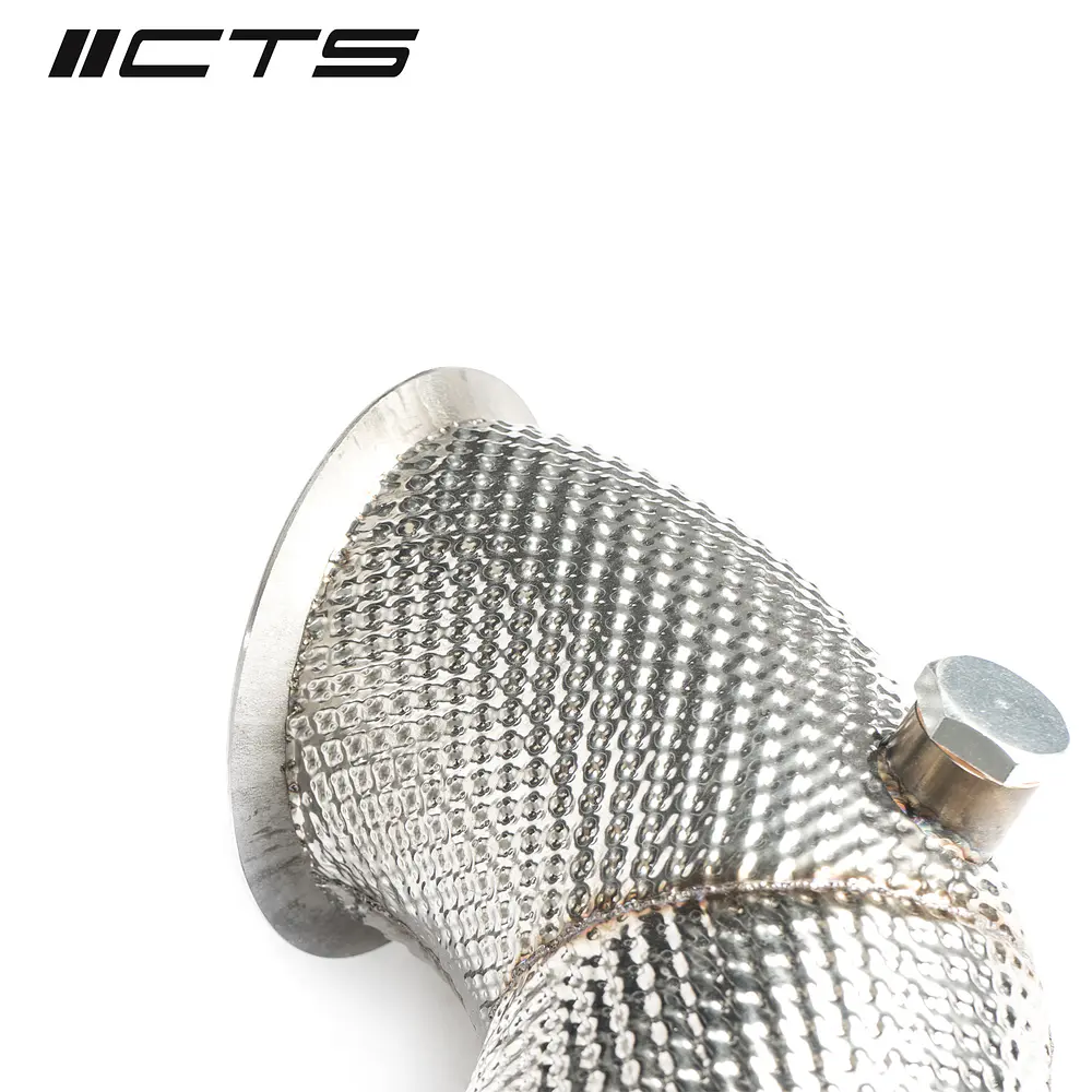 CTS Turbo 3.5″ Downpipe High-Flow CAT for Mercedes-Benz M133 A45/CLA45/GLA45 AMG - IMPORTACION RAPIDA 4