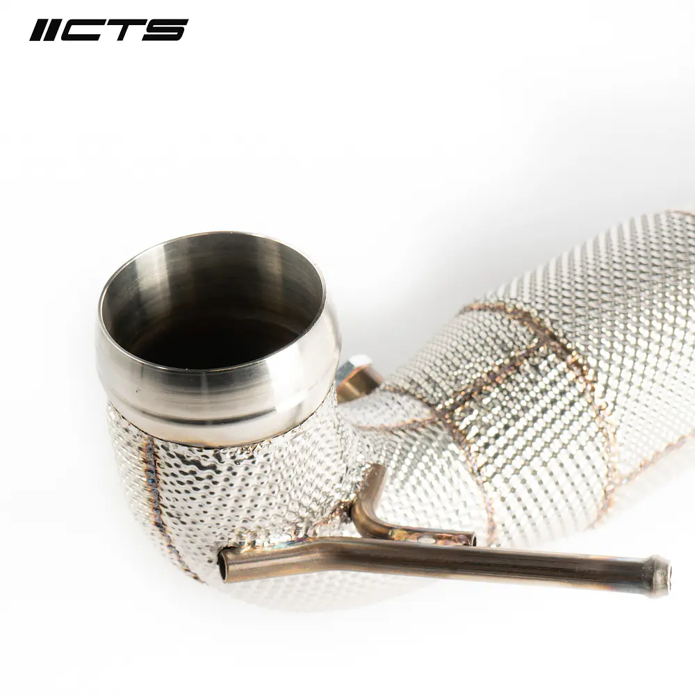 CTS Turbo 3.5″ Downpipe High-Flow CAT for Mercedes-Benz M133 A45/CLA45/GLA45 AMG - IMPORTACION RAPIDA 5