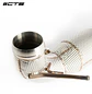 CTS Turbo 3.5″ Downpipe High-Flow CAT for Mercedes-Benz M133 A45/CLA45/GLA45 AMG - IMPORTACION RAPIDA - Miniatura 5