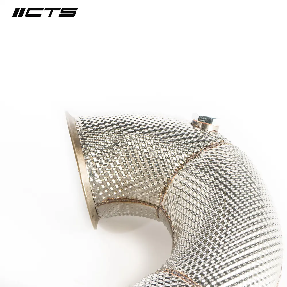 CTS Turbo 3.5″ Downpipe High-Flow CAT for Mercedes-Benz M133 A45/CLA45/GLA45 AMG - IMPORTACION RAPIDA 6