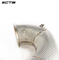 CTS Turbo 3.5″ Downpipe High-Flow CAT for Mercedes-Benz M133 A45/CLA45/GLA45 AMG - IMPORTACION RAPIDA - Miniatura 6