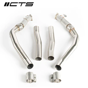 CTS Turbo C8 Audi RS6/RS7 4.0T Mid Pipes/Resonator Delete - IMPORTACION RAPIDA