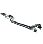 CTS Turbo VW MK6 Jetta 2.0TSI Gen1 3″ Turbo-back Exhaust with High-Flow Cat - IMPORTACION RAPIDA - Miniatura 3