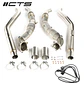 CTS Turbo Audi C7/C7.5 S6/S7/RS7 4.0T Cast Downpipe Set with High Flow Cats - IMPORTACION RAPIDA - Miniatura 1