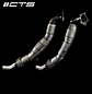 CTS Turbo Audi C7/C7.5 S6/S7/RS7 4.0T Cast Downpipe Set with High Flow Cats - IMPORTACION RAPIDA - Miniatura 2