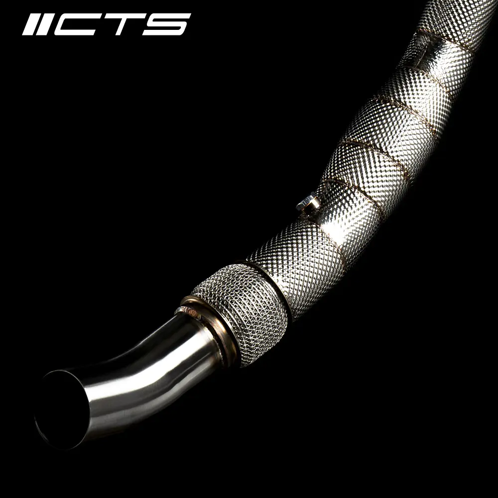 CTS Turbo Audi C7/C7.5 S6/S7/RS7 4.0T Cast Downpipe Set with High Flow Cats - IMPORTACION RAPIDA 5