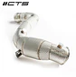 CTS TURBO MERCEDES-BENZ AMG W205/M177 C63/63S DOWNPIPES HIGH-FLOW CATS - IMPORTACION RAPIDA - Miniatura 4