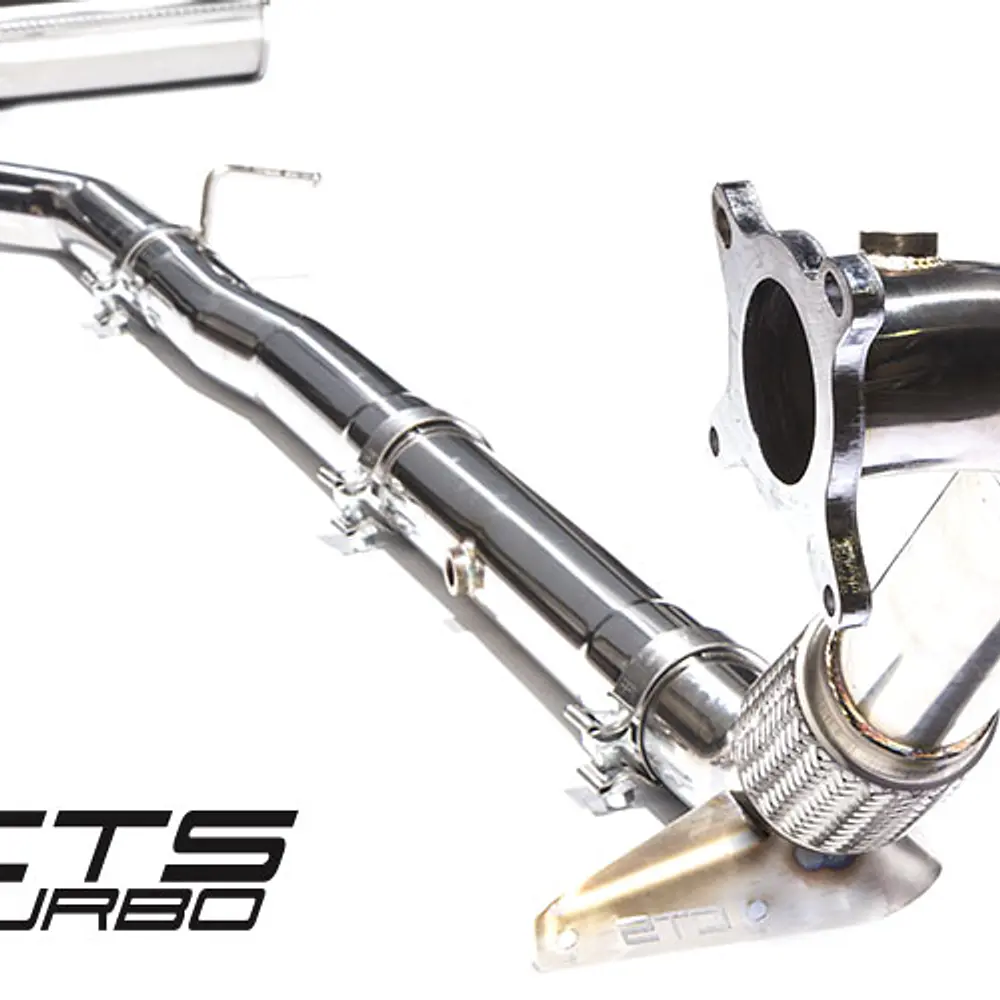 CTS Turbo VW MK6 Golf R 3″ Turbo Back Exhaust High-Flow Cat - IMPORTACION RAPIDA 1