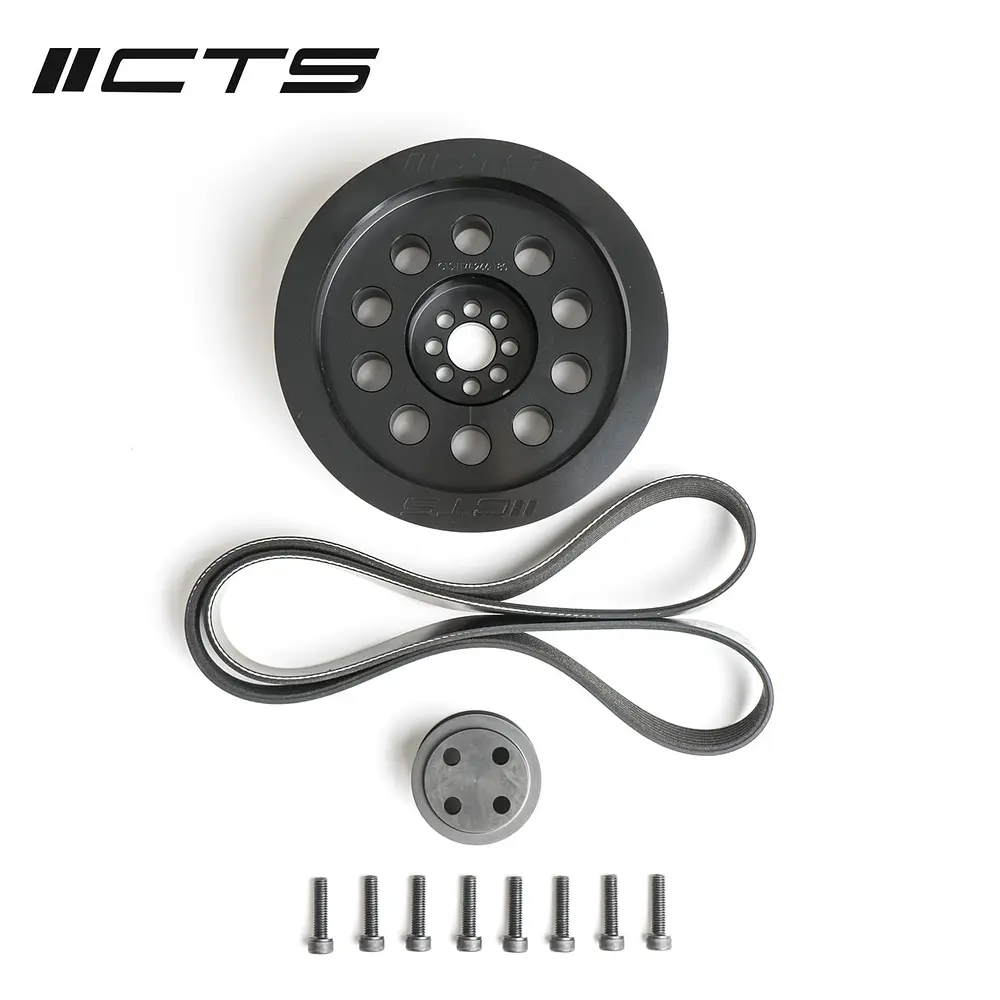 CTS Turbo 3.0T V6 Dual Pulley Upgrade Kit (bolt-on, 180mm) - IMPORTACION RAPIDA 1