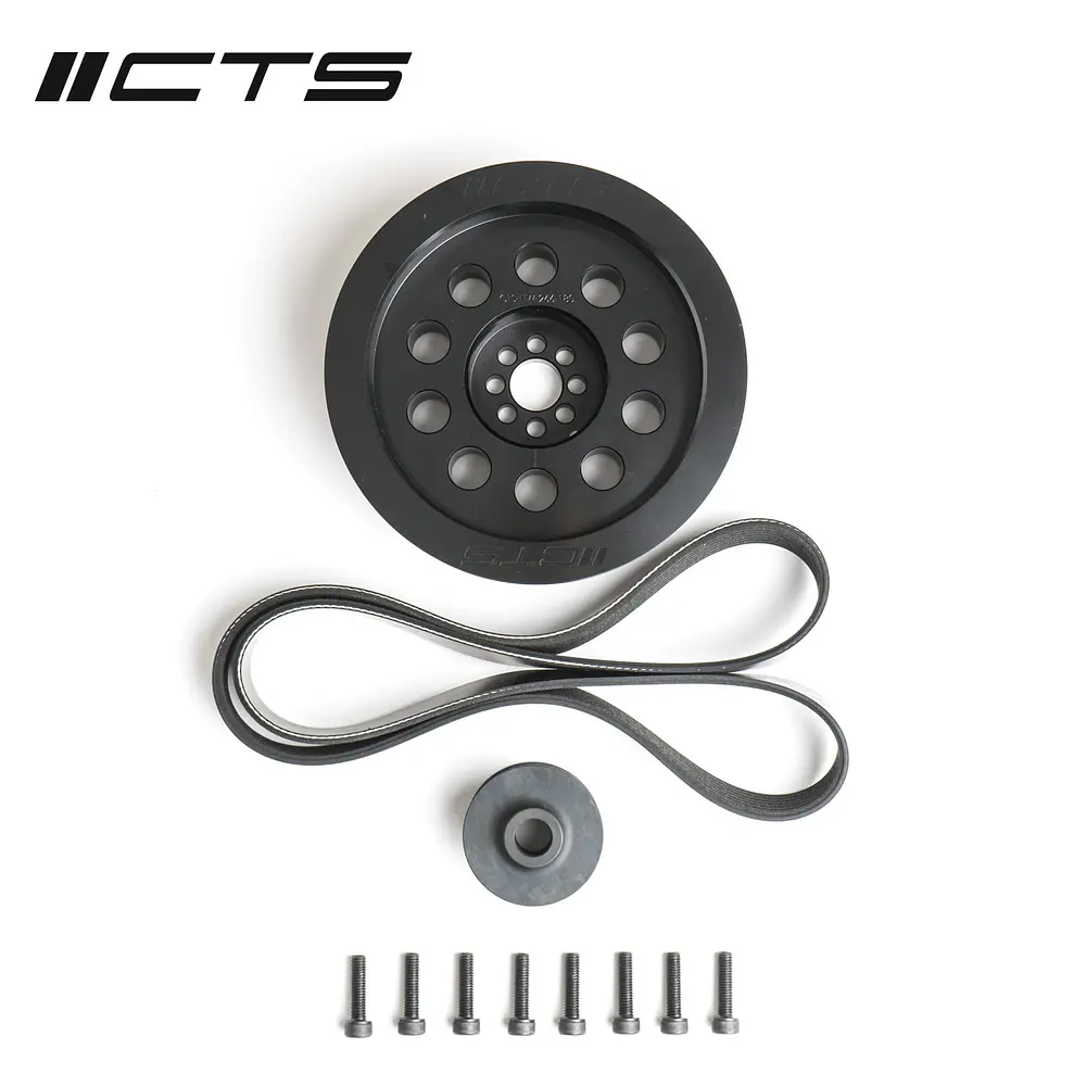 CTS Turbo 3.0T V6 Dual Pulley Upgrade Kit (Press-on, 180mm) - IMPORTACION RAPIDA 1