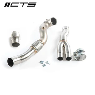 CTS Turbo 8V/8Y RS3 and 8S TTRS 2.5T EVO 3.5″ Single High-Flow CAT - IMPORTACION RAPIDA