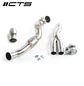CTS Turbo 8V/8Y RS3 and 8S TTRS 2.5T EVO 3.5″ Single High-Flow CAT - IMPORTACION RAPIDA - Miniatura 1