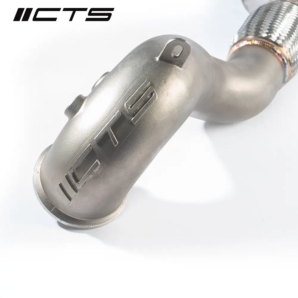 CTS Turbo 8V/8Y RS3 and 8S TTRS 2.5T EVO 3.5″ Single High-Flow CAT - IMPORTACION RAPIDA 2