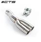 CTS Turbo 8V/8Y RS3 and 8S TTRS 2.5T EVO 3.5″ Single High-Flow CAT - IMPORTACION RAPIDA - Miniatura 3