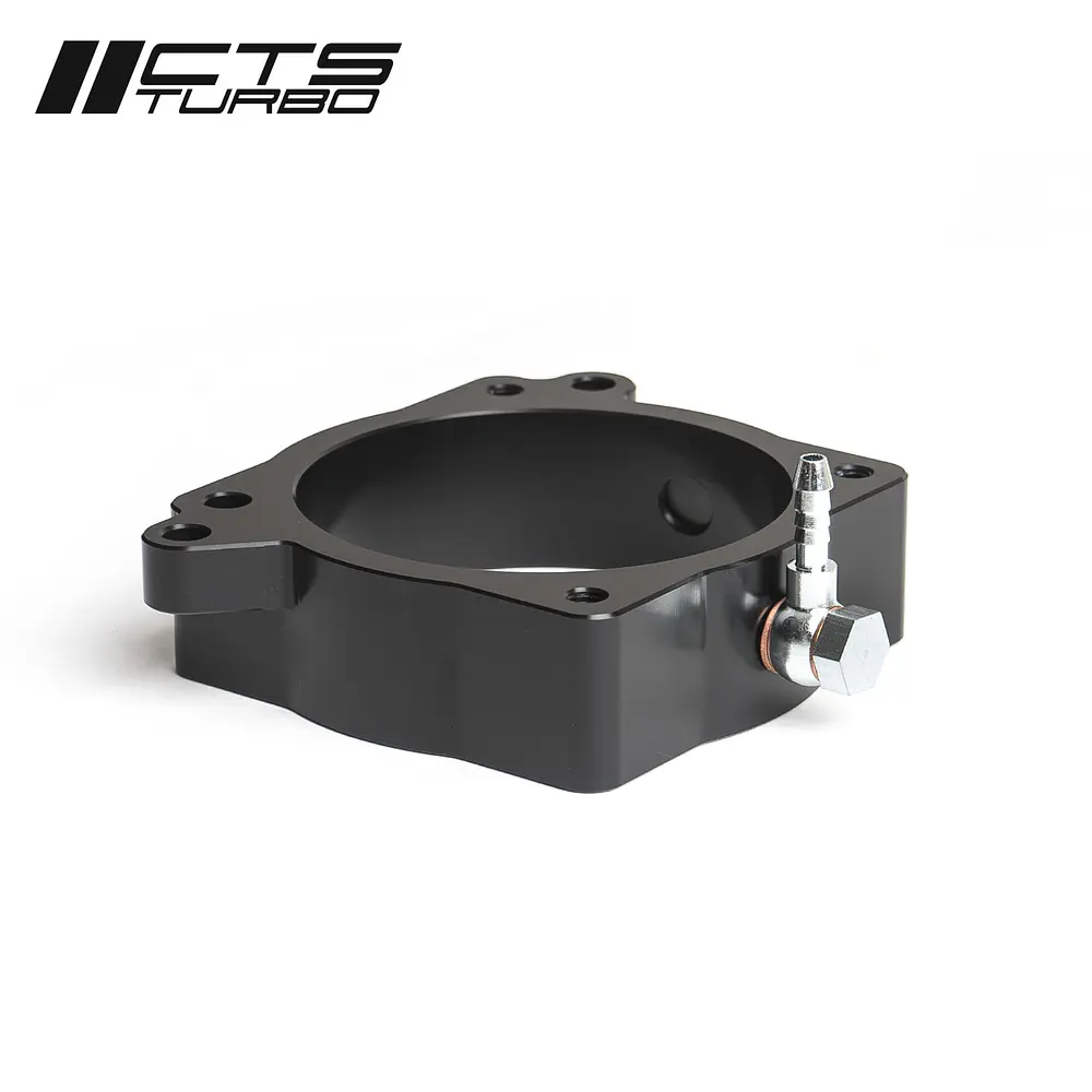 CTS Turbo RS3/TTRS (8V.2/8S) 2018+ Throttle Body Spacer with Boost Tap and Meth Injection Port - IMPORTACION RAPIDA 1