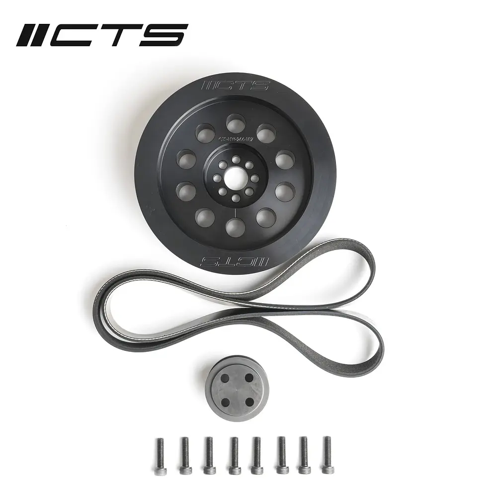 CTS Turbo 3.0T V6 Dual Pulley Upgrade Kit (bolt-on, 187mm) - IMPORTACION RAPIDA 1