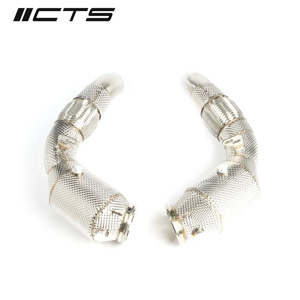 CTS Turbo BMW S63 F10 M5/M5C & F06/F12/F13 M6/M6C High-Flow CATS - IMPORTACION RAPIDA