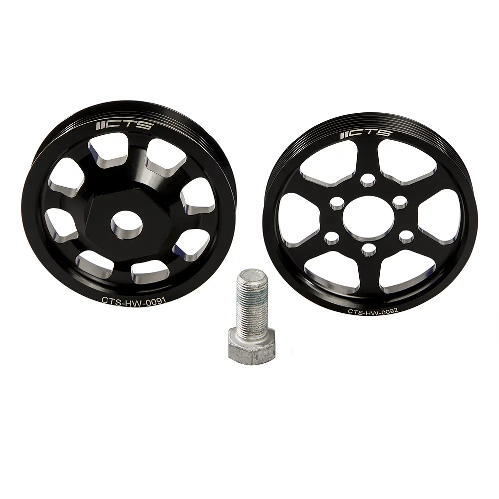 CTS MK4 R32 Crank & Power Steering Pulley Kit - IMPORTACION RAPIDA 1