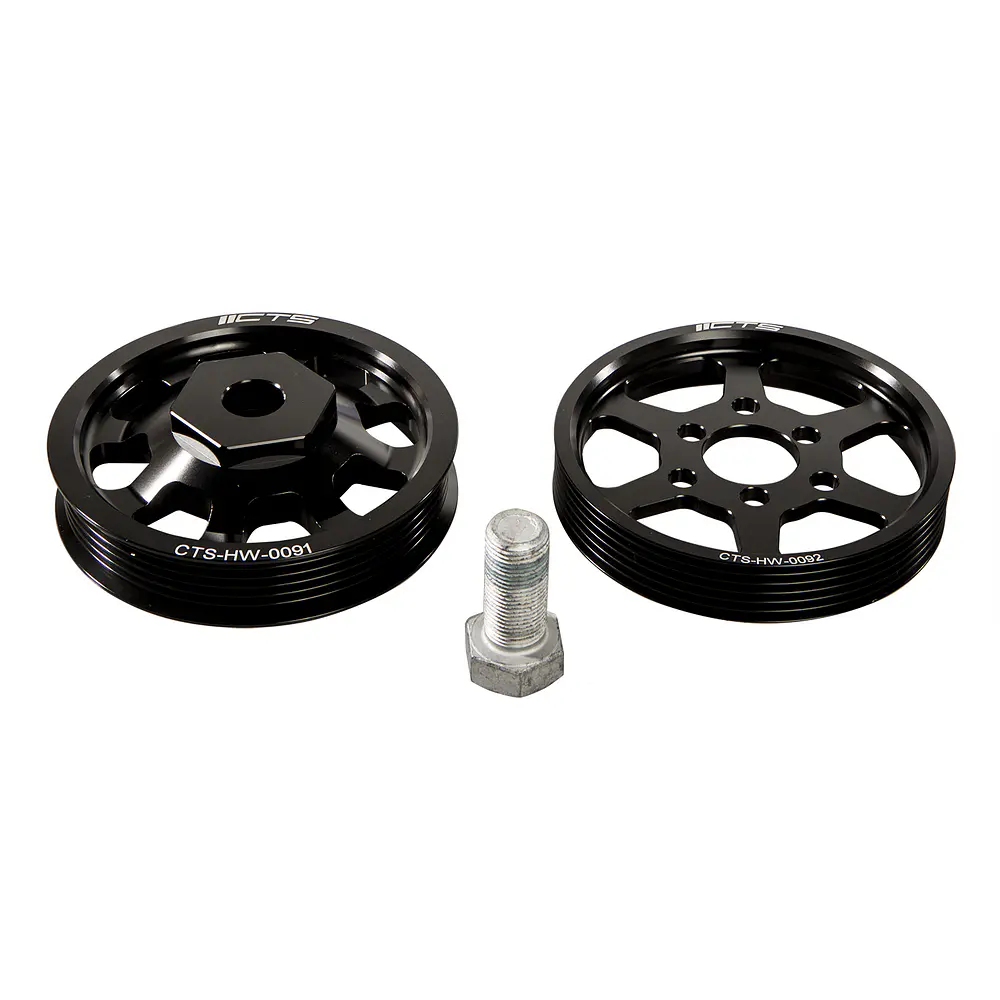 CTS MK4 R32 Crank & Power Steering Pulley Kit - IMPORTACION RAPIDA 2