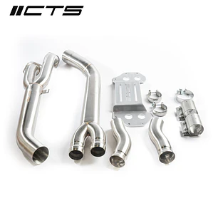 CTS Turbo BMW S58 G80 M3/G82/G83 M4 Single Mid Pipe with Brace - IMPORTACION RAPIDA