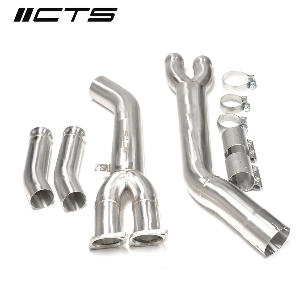 CTS Turbo BMW S58 F97/F98 X3M/X4M Single Mid Pipe - IMPORTACION RAPIDA 1