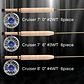 Maximumcatch Cruiser 7/7.5/8ft 2/3/4wt Fly Fishing Rod IM10 Carbon Fiber 6Piece Travel Fly Rod with Cordura Tube - Miniatura 6