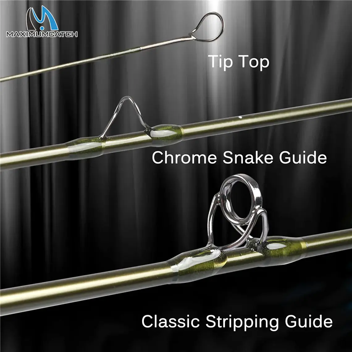 Maximumcatch Cruiser 7/7.5/8ft 2/3/4wt Fly Fishing Rod IM10 Carbon Fiber 6Piece Travel Fly Rod with Cordura Tube 13