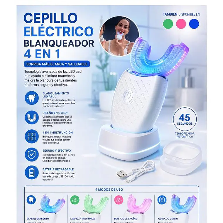 Cepillo electrico bucal blanqueador 1