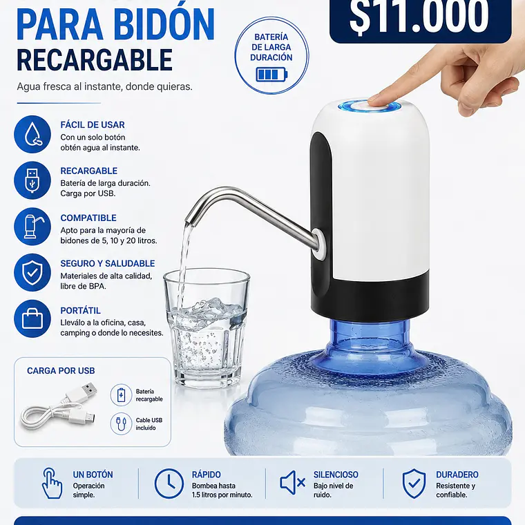Dispenser para bidon  1
