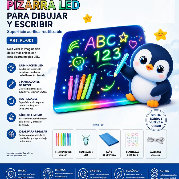 Pizarra Led 1