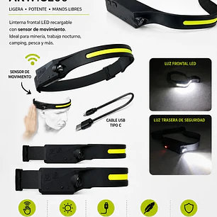 Mini linterna Led vincha 