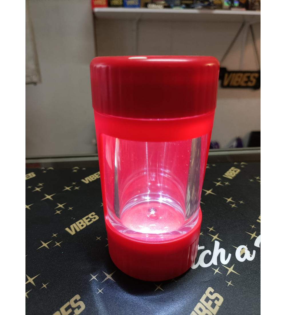 Glow Jar Contenedor con lupa 4 en 1 