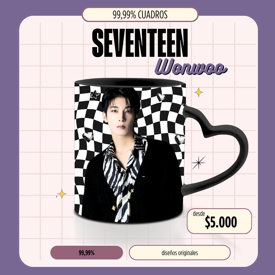 Taza Seventeen Wonwoo 2