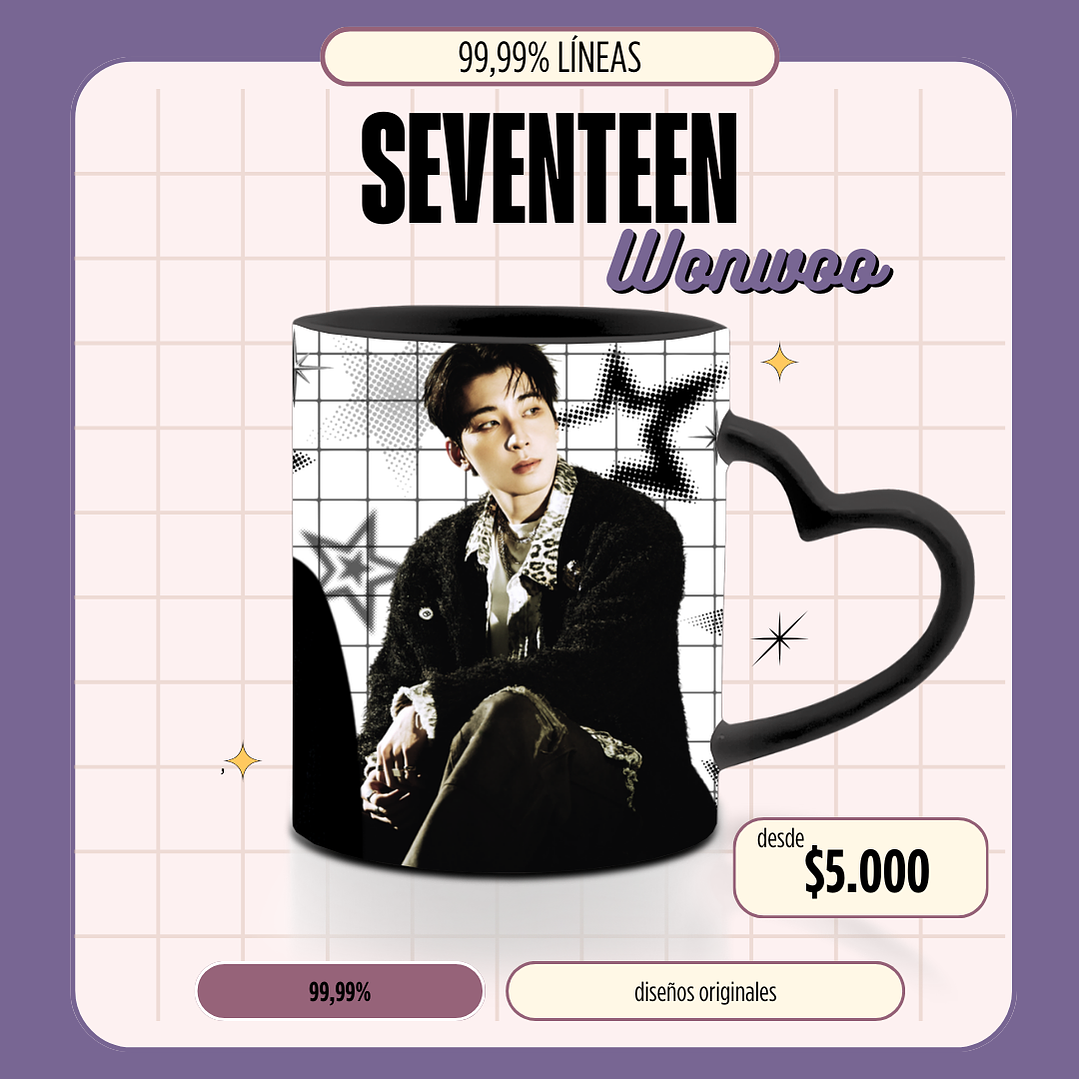 Taza Seventeen Wonwoo 3