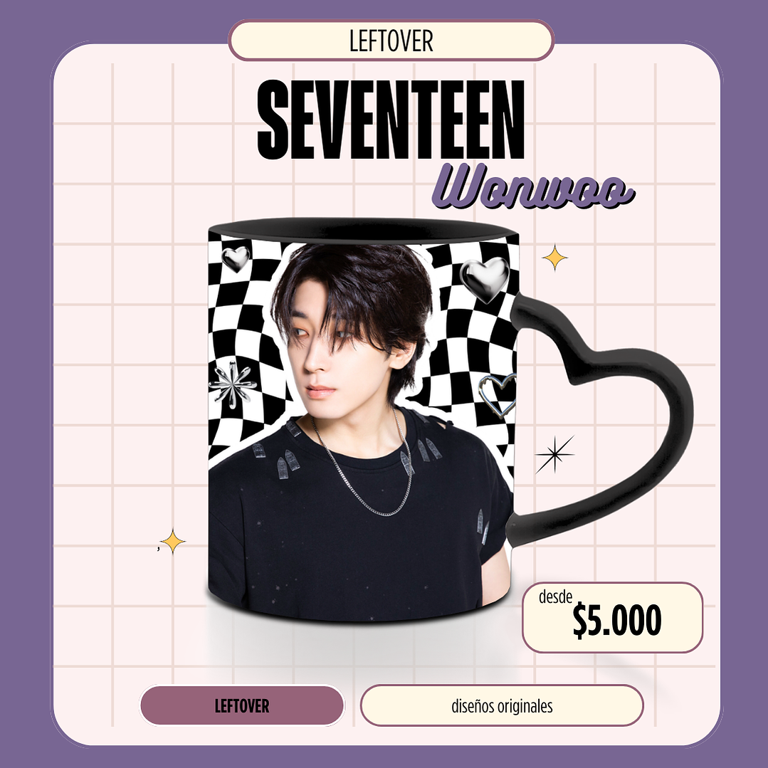 Taza Seventeen Wonwoo 4