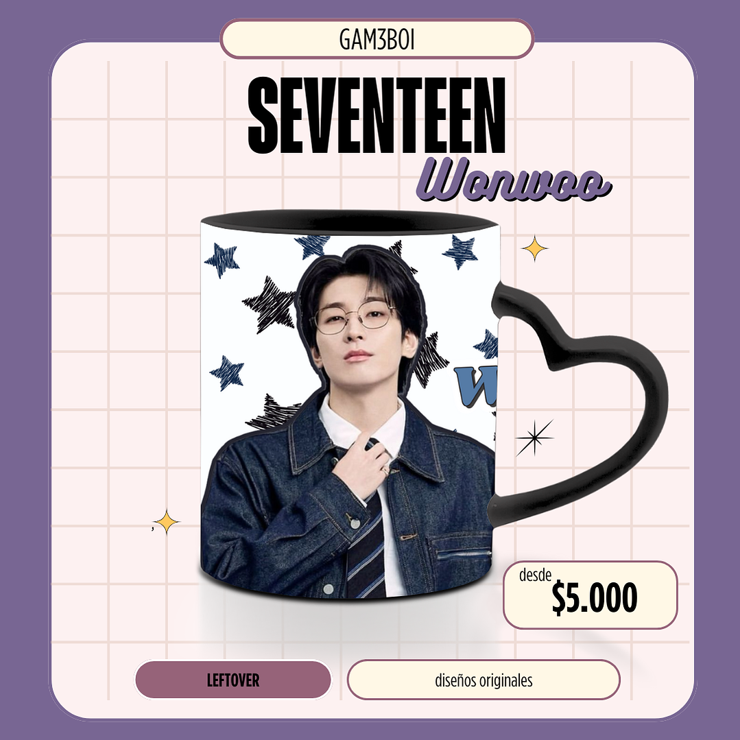 Taza Seventeen Wonwoo 1