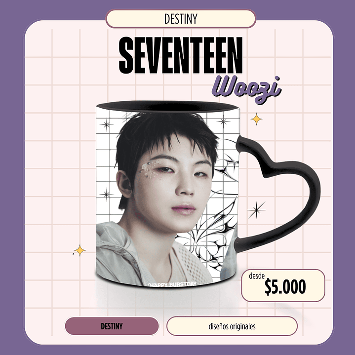 Taza Seventeen Woozi 1