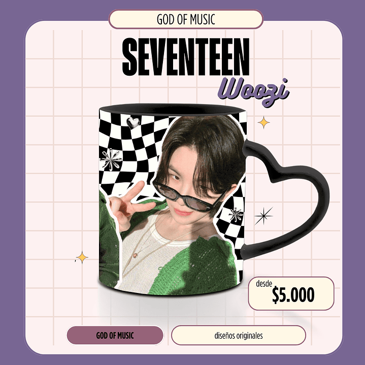 Taza Seventeen Woozi 2