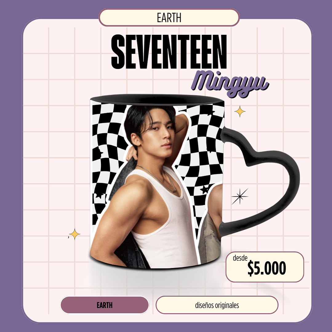 Taza Seventeen Mingyu 2