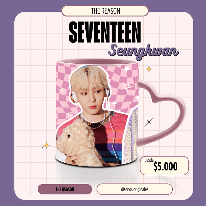 Taza Seventeen Seungkwan 2