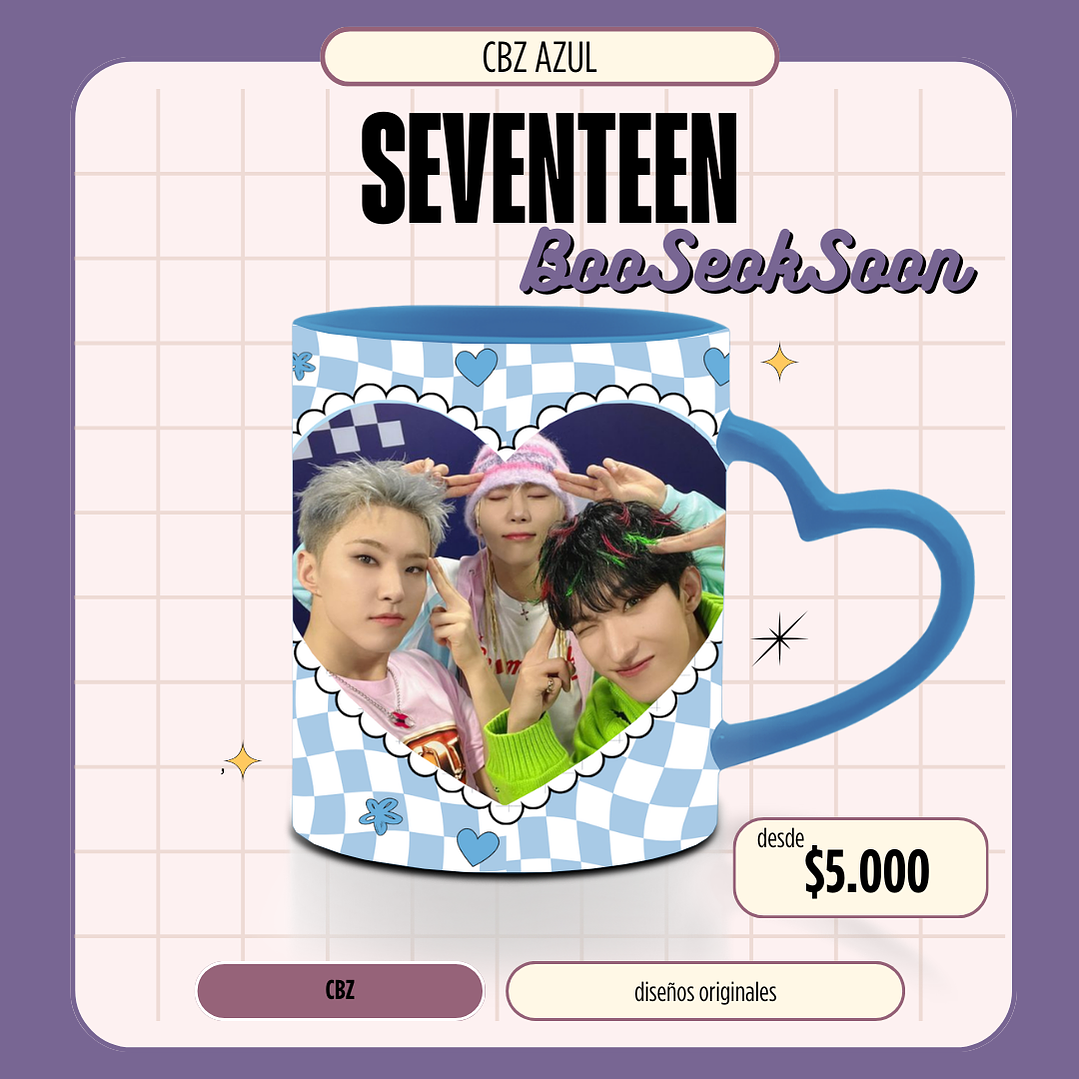 Taza Seventeen BOOSEOKSOON 1