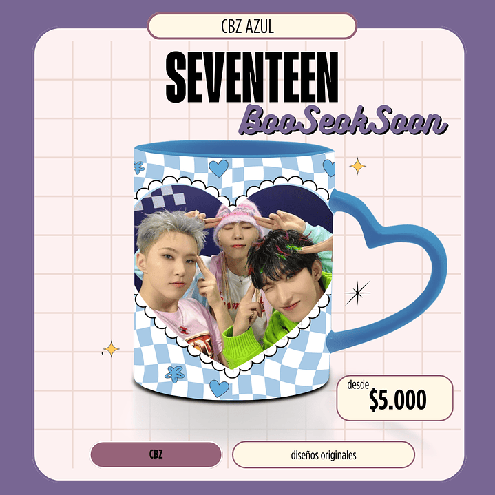 Taza Seventeen BOOSEOKSOON 1