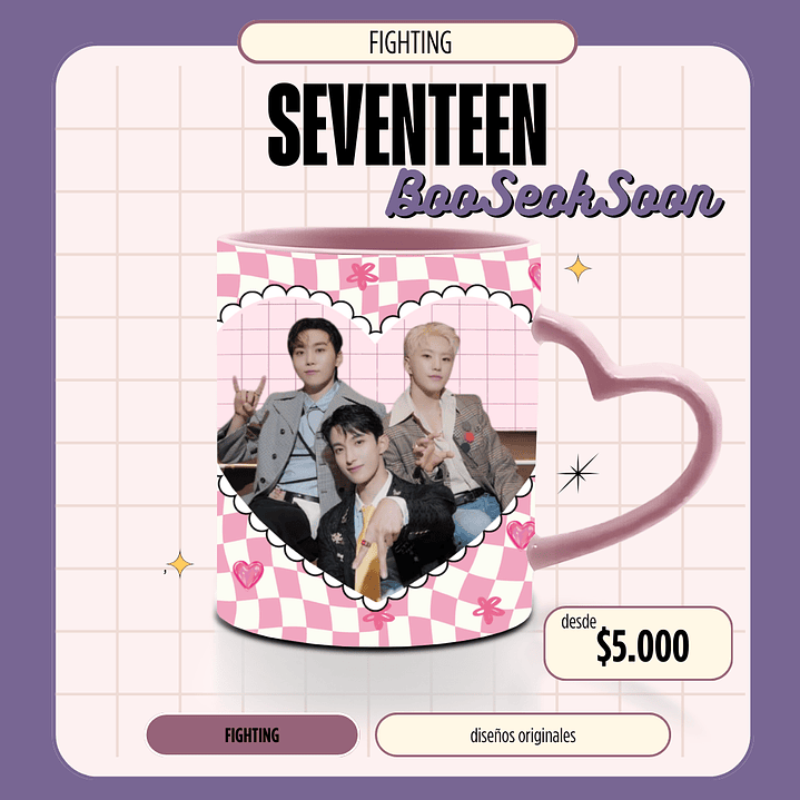 Taza Seventeen BOOSEOKSOON 2