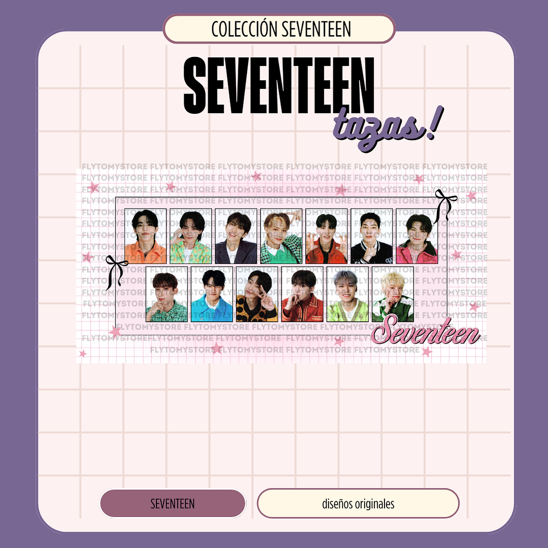 Taza Seventeen Grupal 2