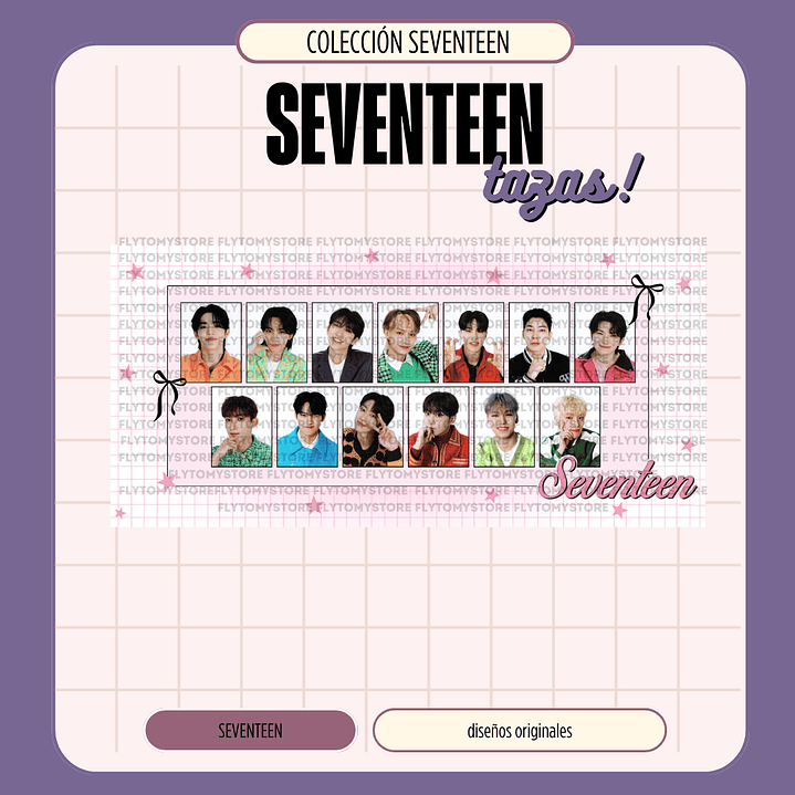Taza Seventeen Grupal 2