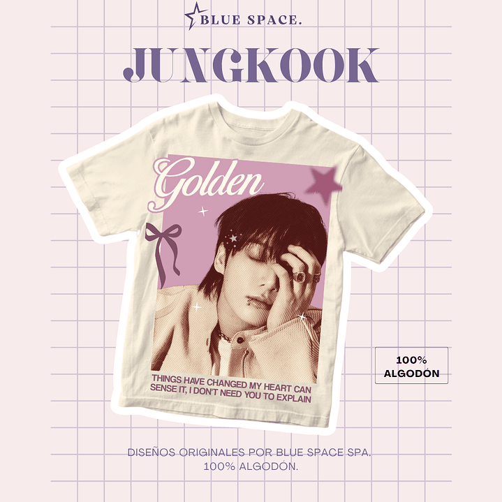 Polera Jungkook GOLDEN 2