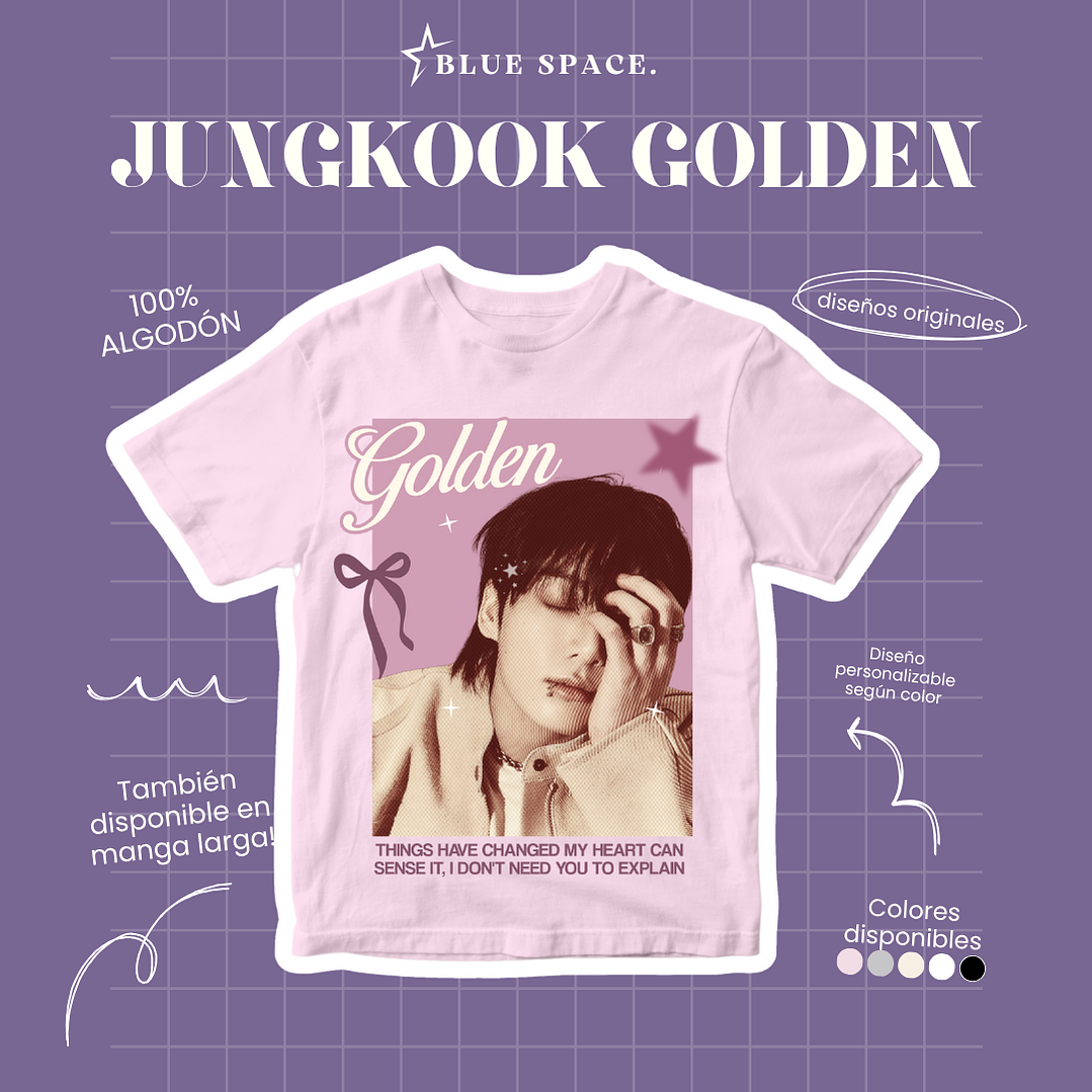 Polera Jungkook GOLDEN 1