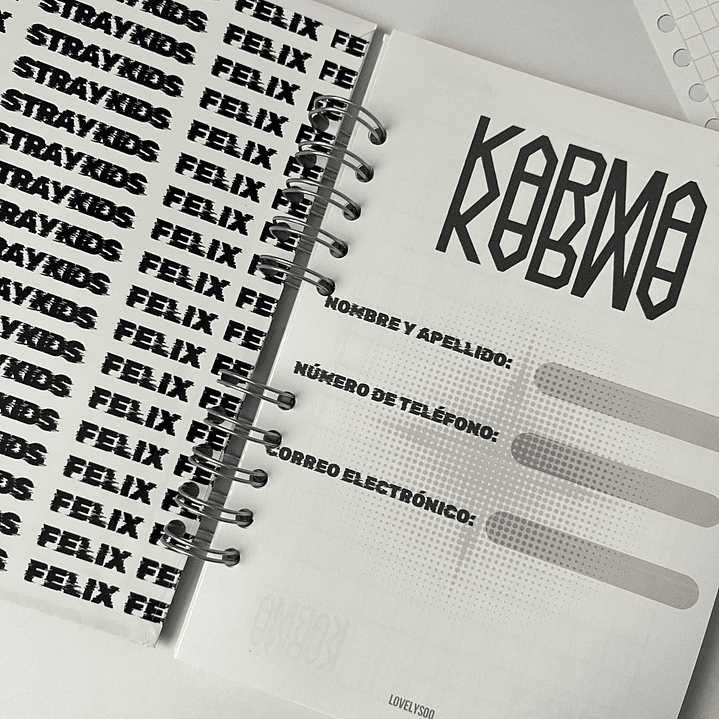 Agenda Felix STRAY KIDS Karma 2