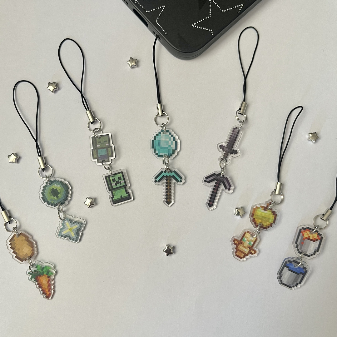 Strap Para Teléfono Minecraft 1